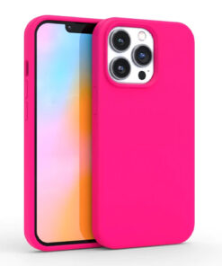 Apple silicone case-pink